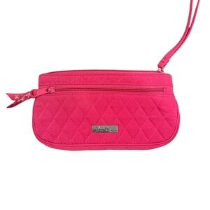 Vera Bradley Pink Quilted Wristlet